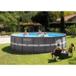 Intex Ultra Frame XTR Pool - 549 X 132 Cm - Met Zandfilterpomp En Accessoires -Intex Winkel 26332 in use 1