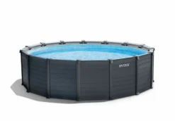 Intex Graphite Panel Pool - 478 X 124 Cm - Met Zandfilterpomp En Accessoires -Intex Winkel 26384gn blanco 1