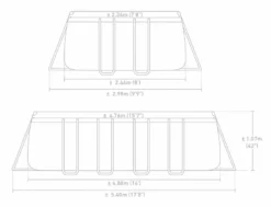 Intex Prism Frame Pool Greywood - 549 X 122 Cm – Met Filterpomp En Accessoires 15 Intex Prism Frame Pool Greywood - 549 X 122 Cm – Met Filterpomp En Accessoires -Intex Winkel 26792gn zwembadformaat 1