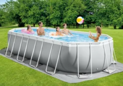 Intex Oval Prism Frame Pool - 610 X 305 X 122 Cm - Met Filterpomp En Accessoires 11 Intex Oval Prism Frame Pool - 610 X 305 X 122 Cm - Met Filterpomp En Accessoires -Intex Winkel 26798gn sfeerafbeelding zonder accessoires