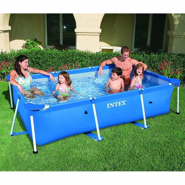 Intex Metal Frame Pool - 220 X 150 X 60 Cm 3 Intex Metal Frame Pool - 220 X 150 X 60 Cm - Afbeelding 3