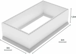 Polystyreen Zwembad Blokkenset - 6,00 X 3,00 X 1,50 M 7 Polystyreen Zwembad Blokkenset - 6,00 X 3,00 X 1,50 M -Intex Winkel 600x300 zij size