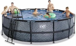 EXIT TOYS EXIT Stone Zwembad - 488 X 122 Cm - Met Zandfilterpomp En Trap -Intex Winkel 730 1200 exit 30 27 16 00 int 5