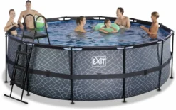 EXIT TOYS EXIT Stone Zwembad - 427 X 122 Cm - Met Zandfilterpomp En Trap -Intex Winkel 754 1200 exit 30 27 14 00 int 5