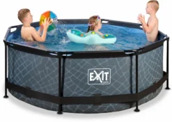 EXIT TOYS EXIT Stone Zwembad - 244 X 76 Cm - Met Filterpomp -Intex Winkel 851 1200 exit 30 12 08 00 int 3