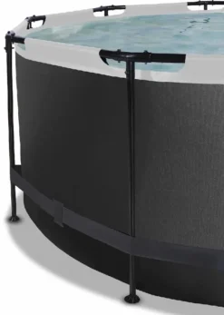 EXIT TOYS EXIT Black Leather Zwembad - 360 X 122 Cm - Met Zandfilterpomp En Trap -Intex Winkel 900 640 exit 30 27 12 20 int 3