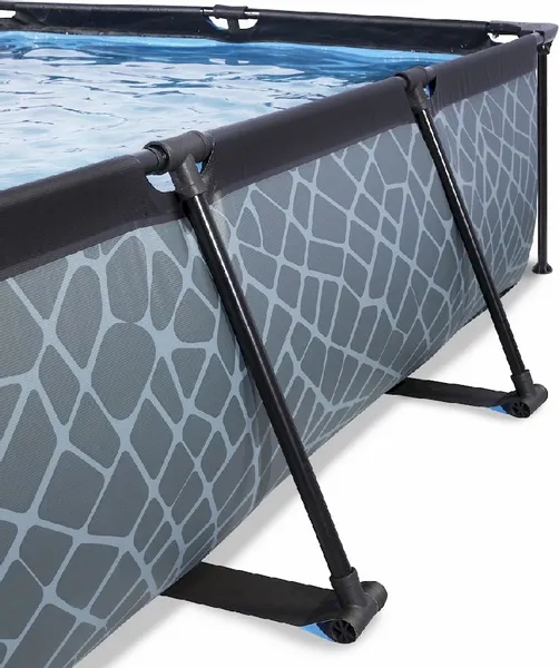 EXIT TOYS EXIT Stone Zwembad - 220 X 150 X 65 Cm - Met Filterpomp 3 EXIT TOYS EXIT Stone Zwembad - 220 X 150 X 65 Cm - Met Filterpomp - Afbeelding 3