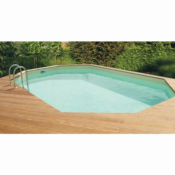 Gardipool Oblong 8.10 X 4.60 X 1.33 M Houten Zwembad 2 Gardipool Oblong 8.10 X 4.60 X 1.33 M Houten Zwembad - Afbeelding 2