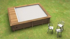 BWT Compact Stadszwembad - 4.20 X 3.50 X 1.33 M - Met Zandfilterpomp En Omkasting -Intex Winkel piscine urbaine carre ambiance 2019 3 resultaat