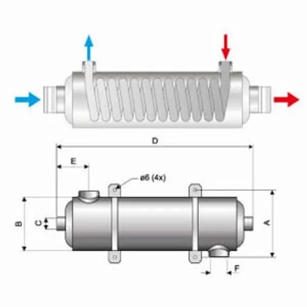 Pahlen Hi-flow HF 28 Zwembad Warmtewisselaar - RVS 4 Pahlen Hi-flow HF 28 Zwembad Warmtewisselaar - RVS - Afbeelding 4