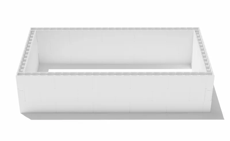 Polystyreen Zwembad Blokkenset - 6,00 X 3,00 X 1,50 M 1 Polystyreen Zwembad Blokkenset - 6,00 X 3,00 X 1,50 M