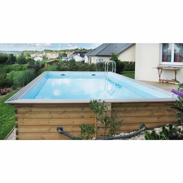 Gardipool Quartoo 9.80 X 3.50 X 1.46 M Houten Zwembad 5 Gardipool Quartoo 9.80 X 3.50 X 1.46 M Houten Zwembad - Afbeelding 5