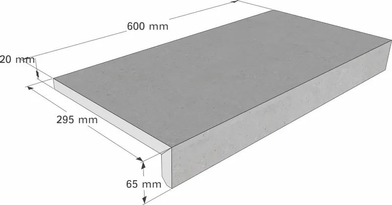 Scandi Roc Firenze Randtegel - Royal Grey 2 Scandi Roc Firenze Randtegel - Royal Grey - Afbeelding 2