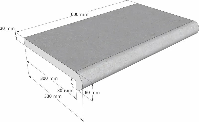 Scandi Roc Napoli Randtegel - Diamond Grey 5 Scandi Roc Napoli Randtegel - Diamond Grey - Afbeelding 5